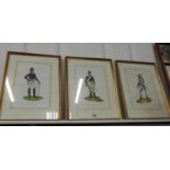 3x Gilt Framed Prints - Military