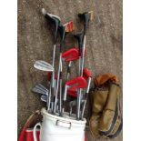 Golf Clubs and Bag