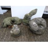 Quantity of Concrete Garden Ornaments - Animals