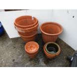 Quantity of Terracotta Planters