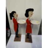 Pair of Painted Butler Stands