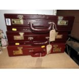 3x Combination Briefcases with Codes