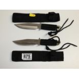 2x New Hunting/Fishing Knives