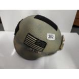 US Army Kevlar Combat Helmet - No Lining - XL - Service Markings