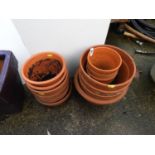 Large Quantity of Terracotta Pots