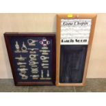 Knot Display and Chalkboard