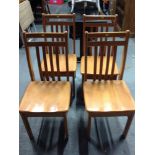 4x Modern Kitchen Chairs