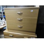 Modern Chest of Three Drawers