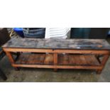 Wooden Potting Bench