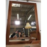 Large Pine Framed Mirror