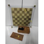 Chess Set with Glass Board