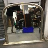 Large Modern Overmantel Mirror