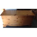 Pine Blanket Box