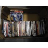 Box of DVDs