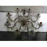 Glass Lustre Ceiling Light Fitting