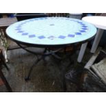 Mosaic Garden Table