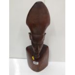 Large Treen African Ornament