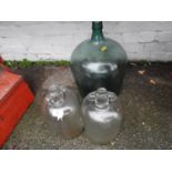 Glass Carboy and 2x Demijohns
