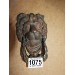 Lion Mask Door Knocker