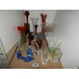 Glassware - Vases etc