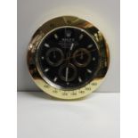 Rolex Dealer Display Clock to Replicate Oyster Perpetual Date Superlative Chronometer