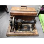 Wood Cased Sewing Machine