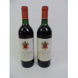 2x Bottles Chateau Langoa Barton St-Julien