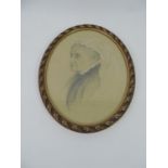 Gilt Framed Pastel Portrait - 49cm