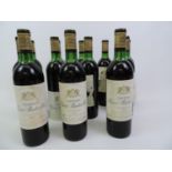 12x Bottles of Chateau Haut Batailley Pauillac 1970 - Some Labels Absent