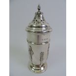 Silver Sugar Castor - Birmingham 1903 William Aitken - 18cm High - 240gms