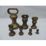 7x Brass Weights