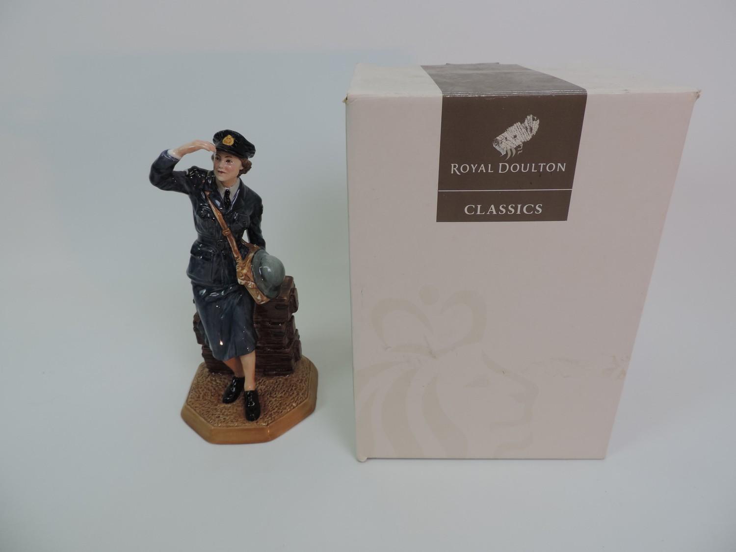 Royal Doulton Classics Woman's Auxiliary Air Force Figurine - No 563 - With Box