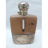 Silver Mounted Hip Flask