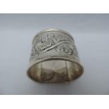 Heavy Silver Napkin Ring - London 1898 - 52gms