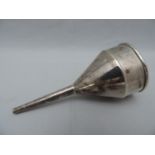 Silver Wine Funnel - Birmingham 1882 Hilliard & Thomason - 10.5cm - 26gms