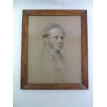 Framed Pastel Portrait - Signed and Dated 1841 - Overall Size 57cm x 69cm