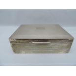 Silver Cigarette Box with Inscription for Shopfitters (Lancashire) Ltd