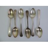 Set of 6x Silver Teaspoons - 100gms