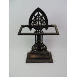 Cast Iron Umbrella Stand with Drip Tray - 71cm High