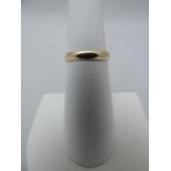 9ct Gold Wedding Band - Size M - 1.2gms