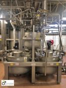 Liquor Mixing System, with Hosokawa Terbraak Coolmix twin special 200, 2 x 200litre stainless