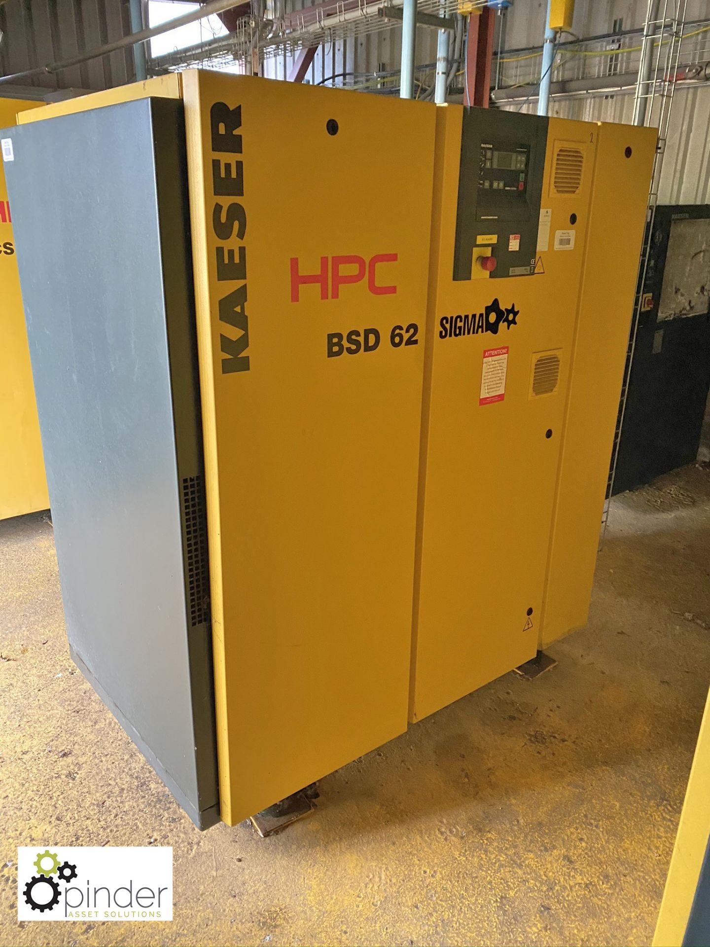 Kaeser BSD 62 Rotary Screw Air Compressor, 8bar MW