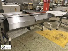 Stainless steel Cereal Bar Turning Belt Conveyor and 90° Conveyor Unit (please note there is a