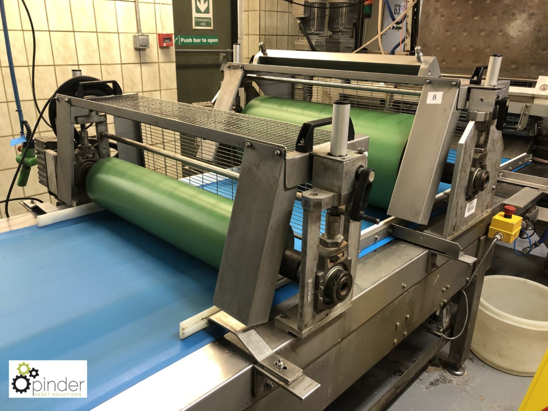 Hosokawa EGW 350-800 Sheeting Roller, 350mm diameter x 800mm and Hosokawa EGW 180-800 Sheeting