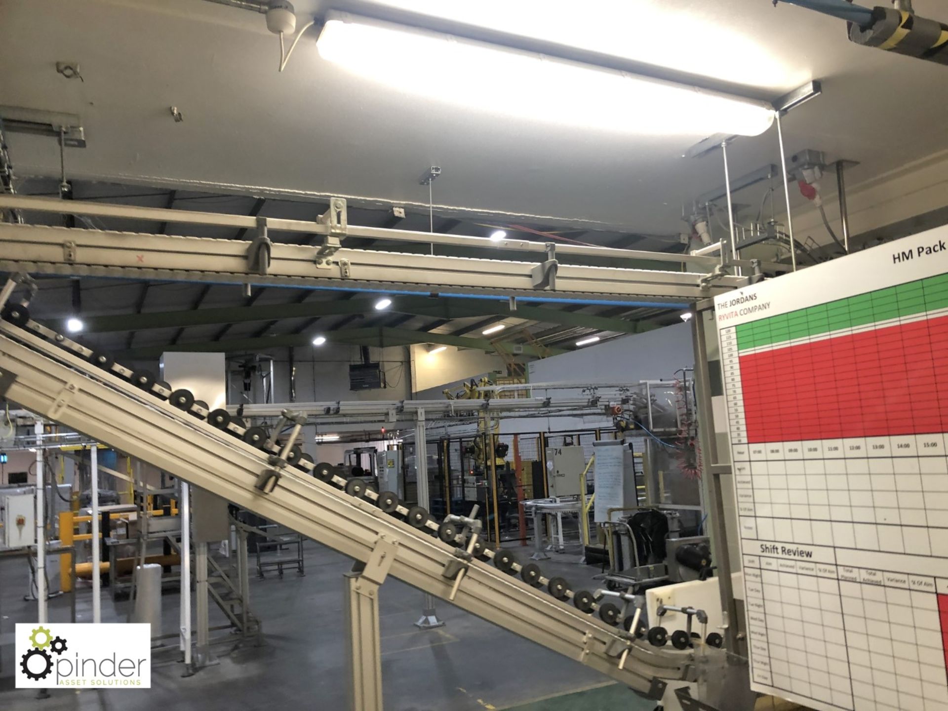 Flex Link XM Conveyor System throughout factory, installed 2007 with Allen Bradley control panels ( - Image 2 of 24