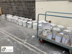 Approx 53 Part Tubs and Tins of various paint and