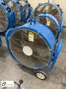 Clarke Air Warehouse Fan, 240volts, blue (please n