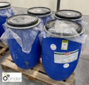 4 100litre drums Larco Waterbase Topcoat, 2 x RAL7