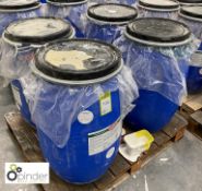 4 100litre drums Larco Waterbase Topcoat, 1 x RAL9
