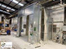 Base Coat Spraying and Drying Line comprising galv